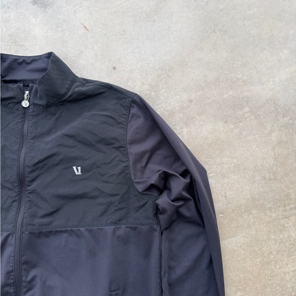 Vuori Men's Sunday Element Track Jacket Black Jacket Zip Up - Picture 4 of 5